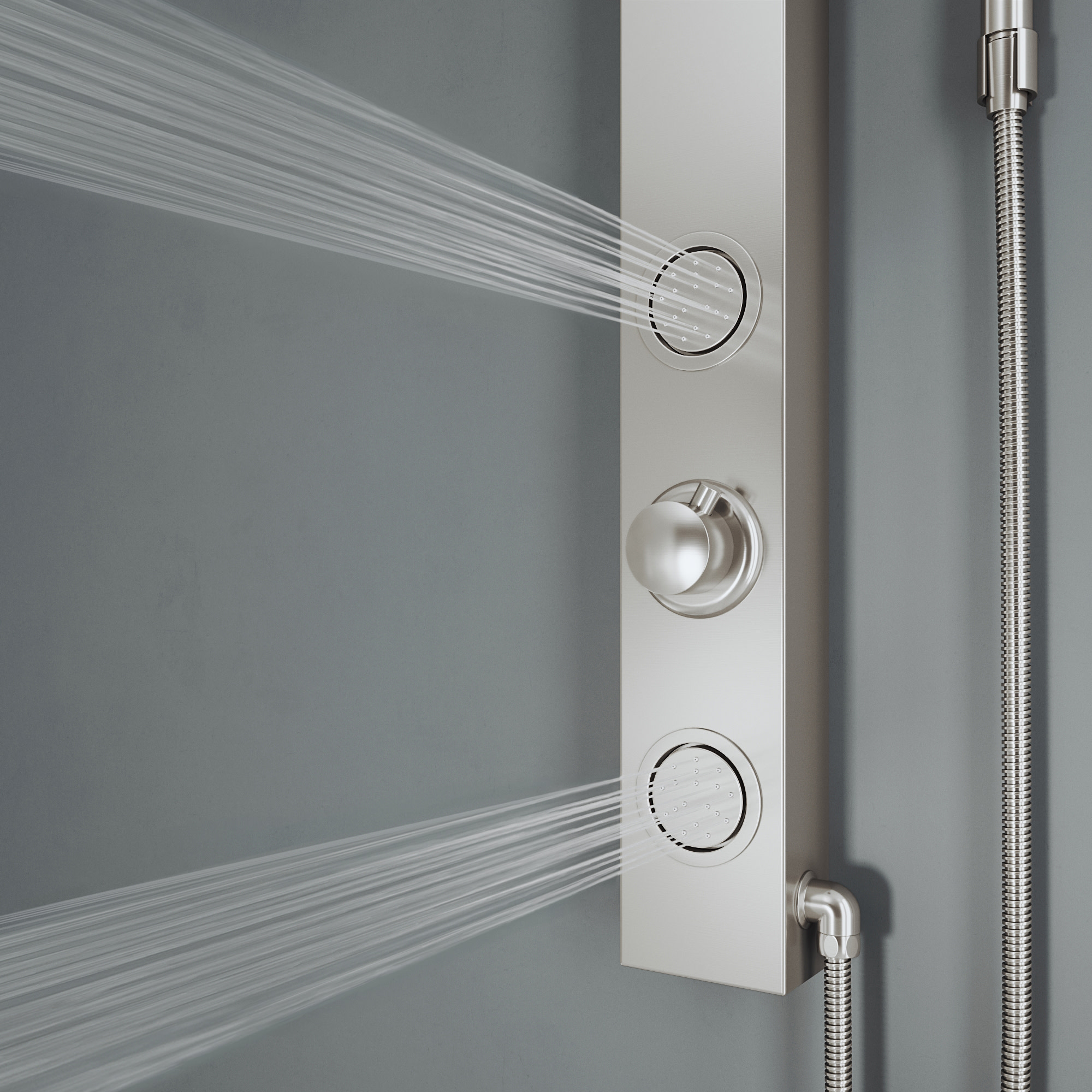 Vigo VG08016 Gardenia Retrofit Shower Panel Stainless Steel eBay
