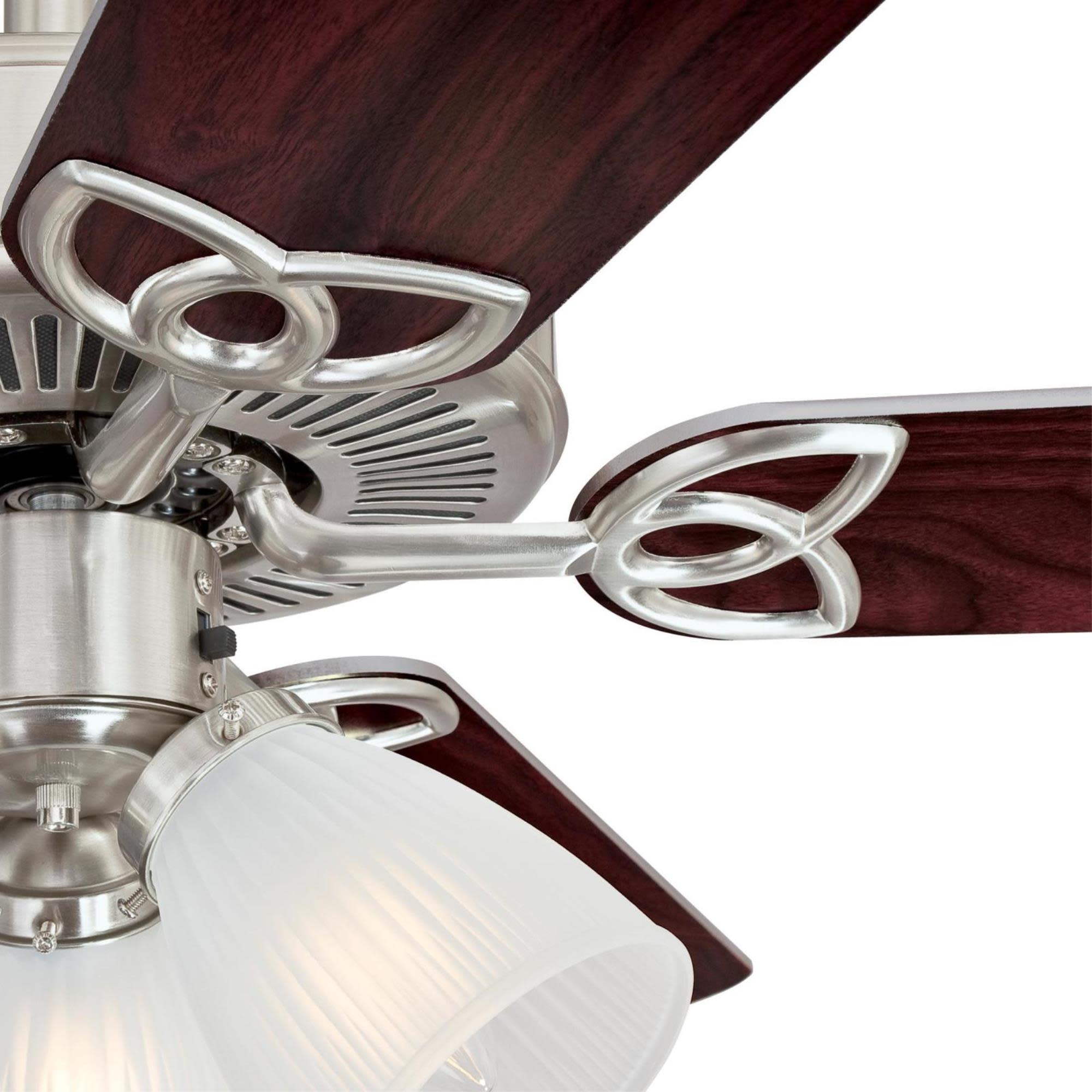 Westinghouse 7233800 Vintage 52" 5 Blade Indoor LED Ceiling Fan White