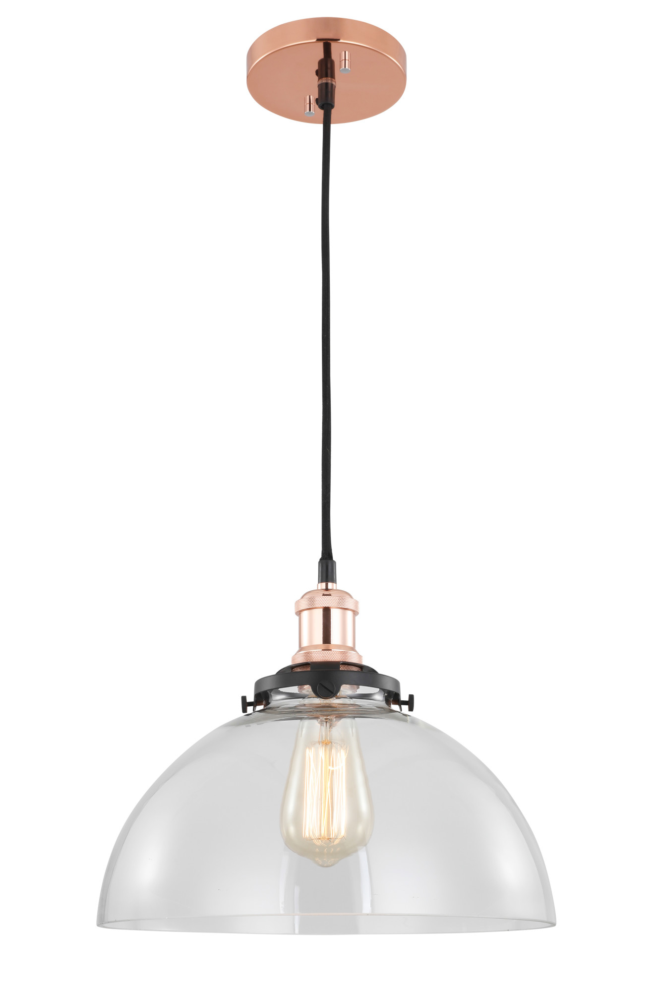 Woodbridge Lighting 18323WLC01200 Fulton 12"W Single Pendant Painted