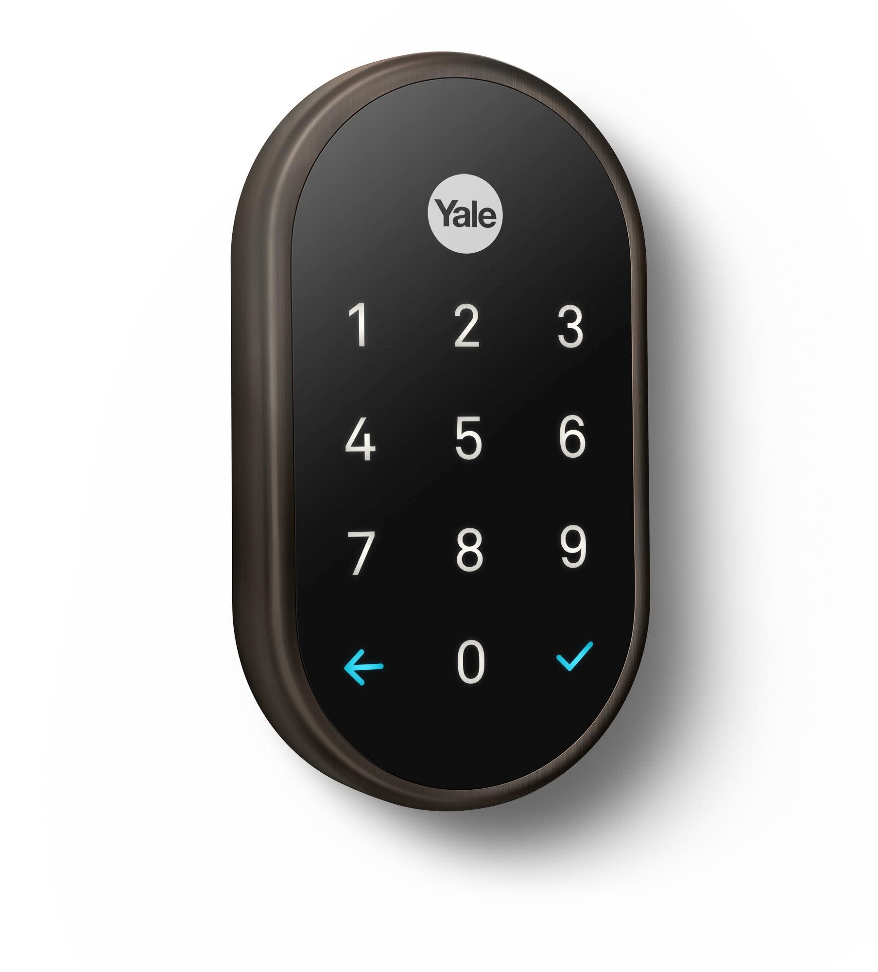 Yale RBYRD540WV Google Nest x Yale Keyless Entry Deadbolt Nickel