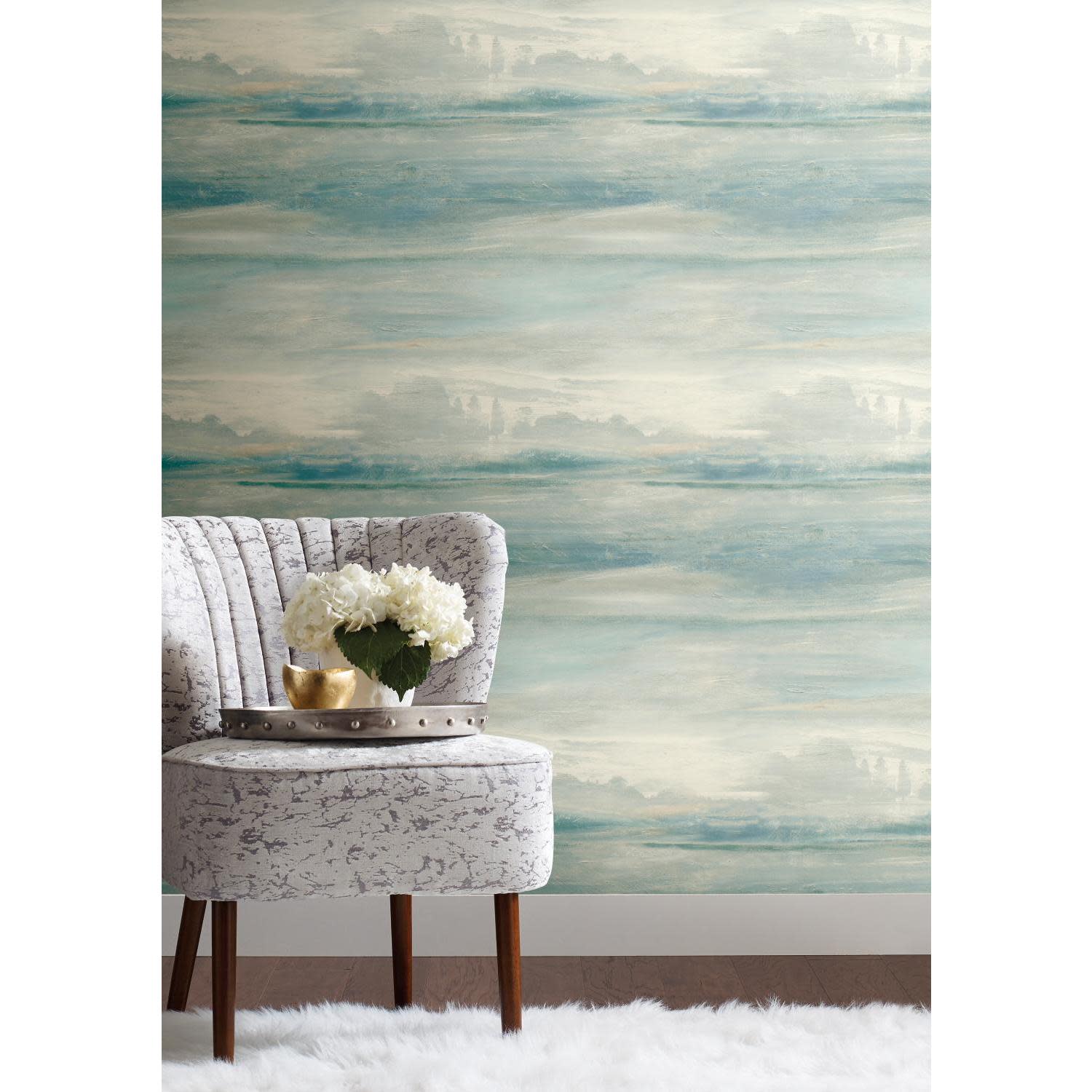 York Wallcoverings SO24SMS Candice Olson Tranquil Soothing Mists Scenic ...