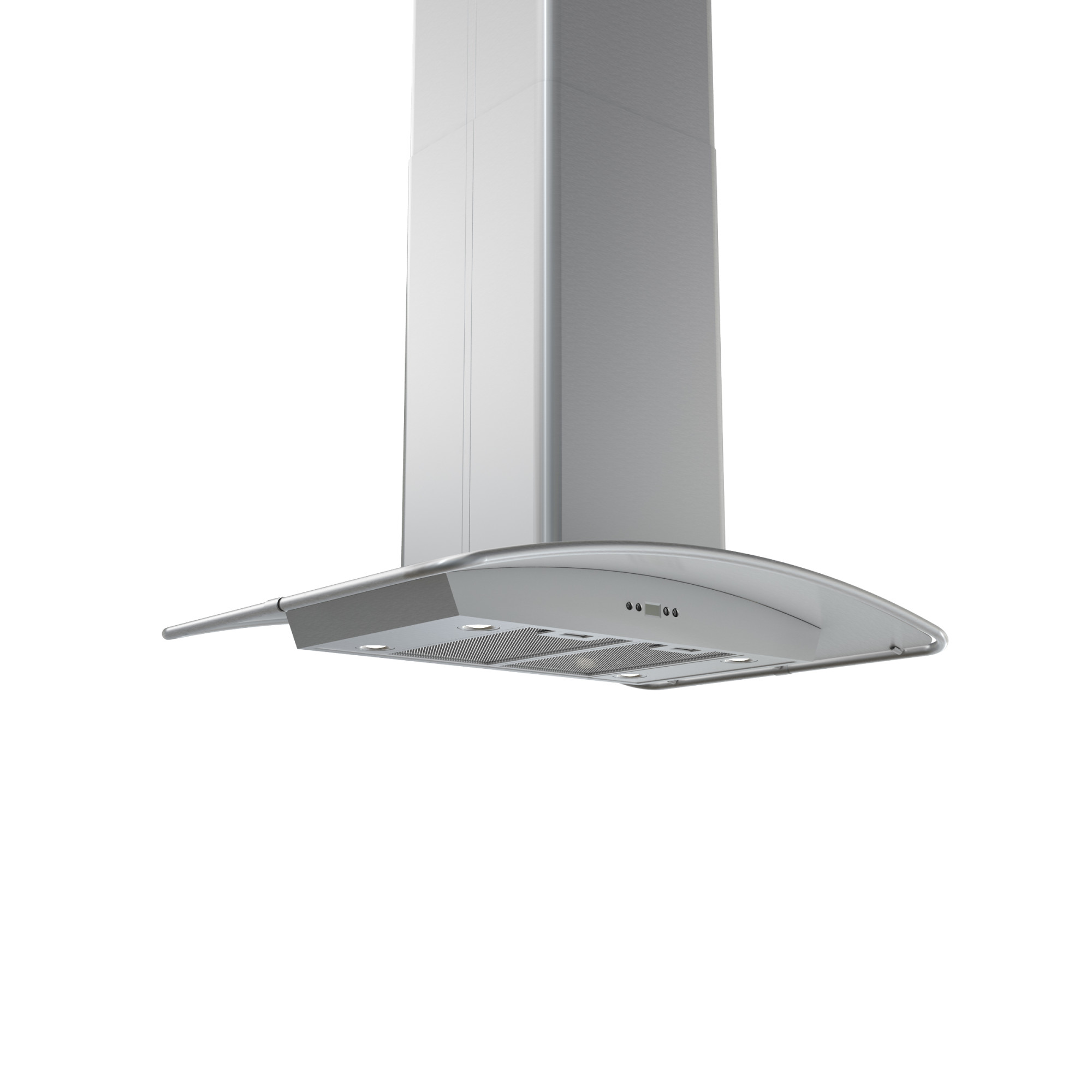 Zephyr ZMLM90BS 250 715 CFM 36"W Island Range Hood Stainless Steel