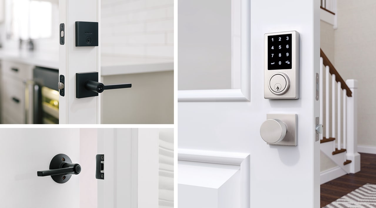 Дверная ручка для межкомнатной двери, ручка для двери с бесключевым доступом, никелированная отделка.