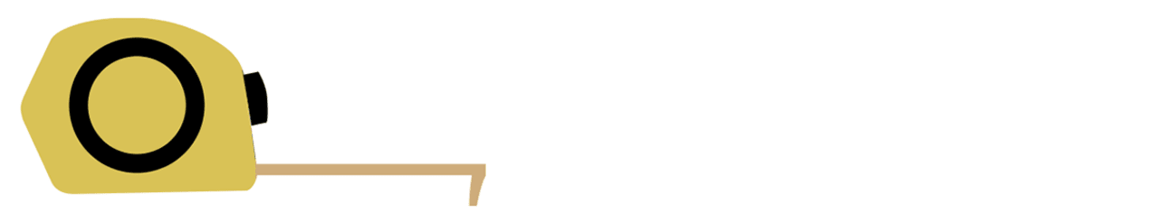 Yellow measuring tape.