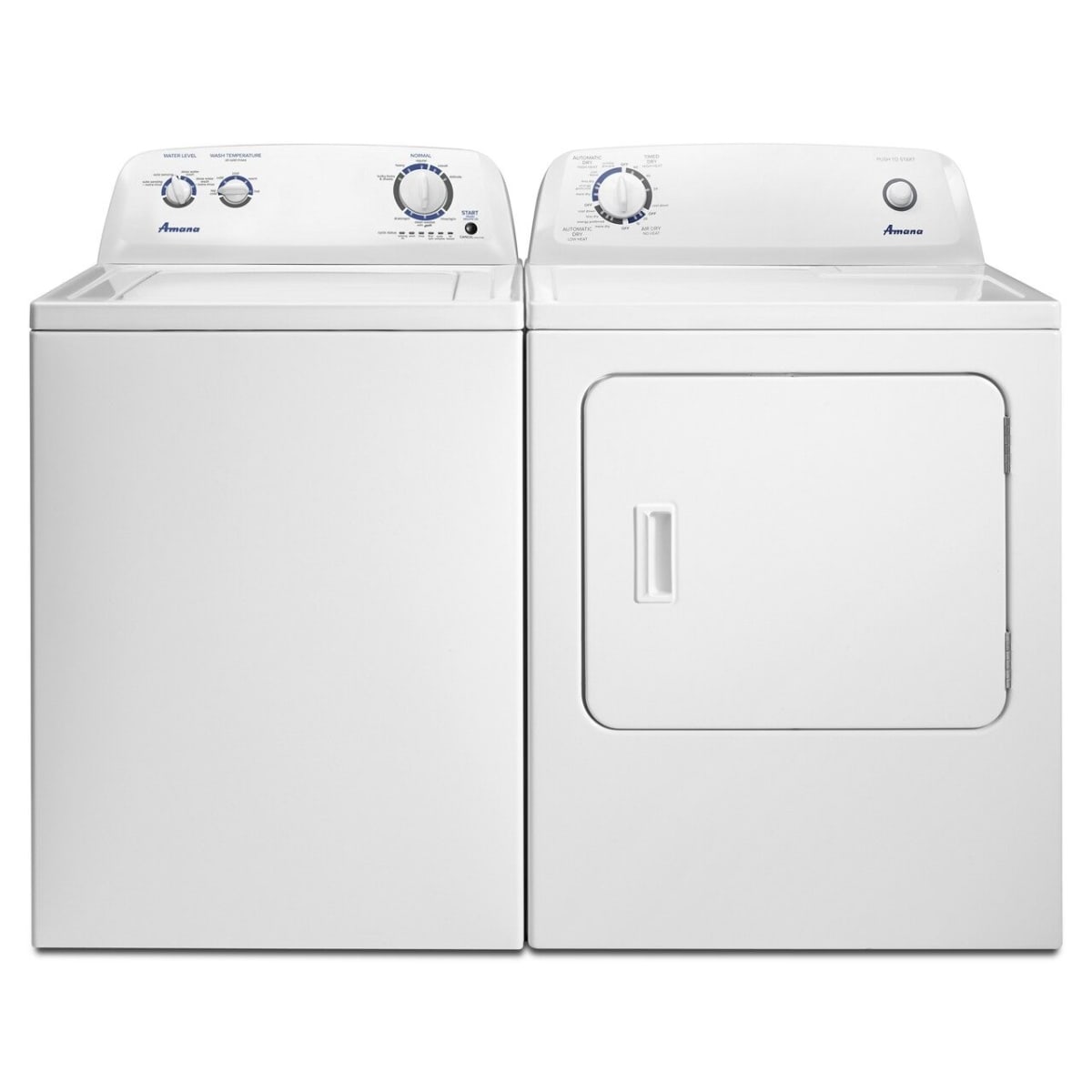 Amana ntw4516fw washer & hot sale amana ned4655ew dryer