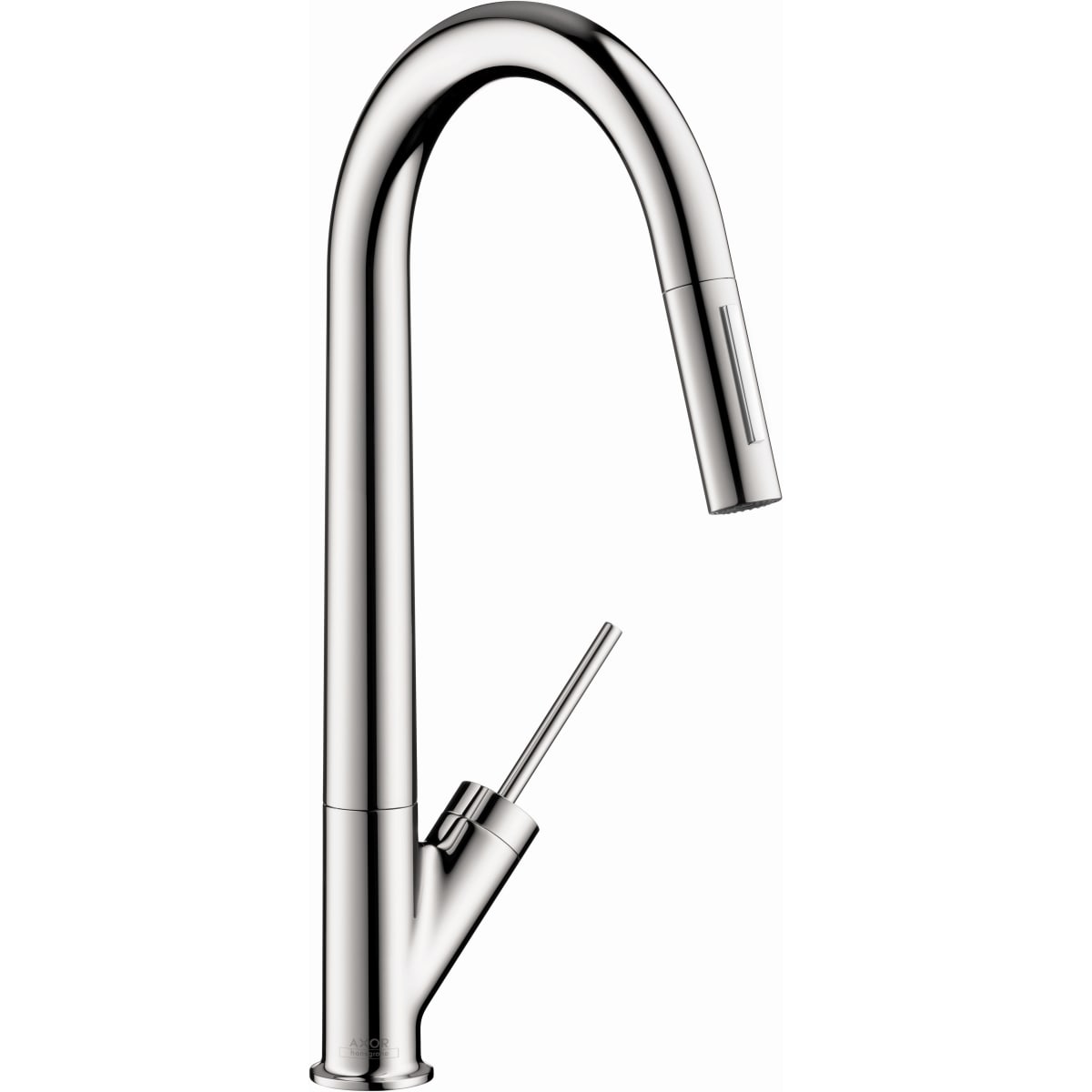 Kitchen faucets with magnetic docking