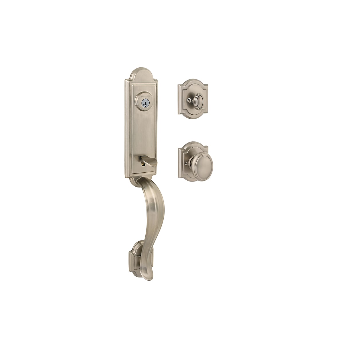 Baldwin 180AEHXCYKARB15SV1 Avendale Style Handleset with