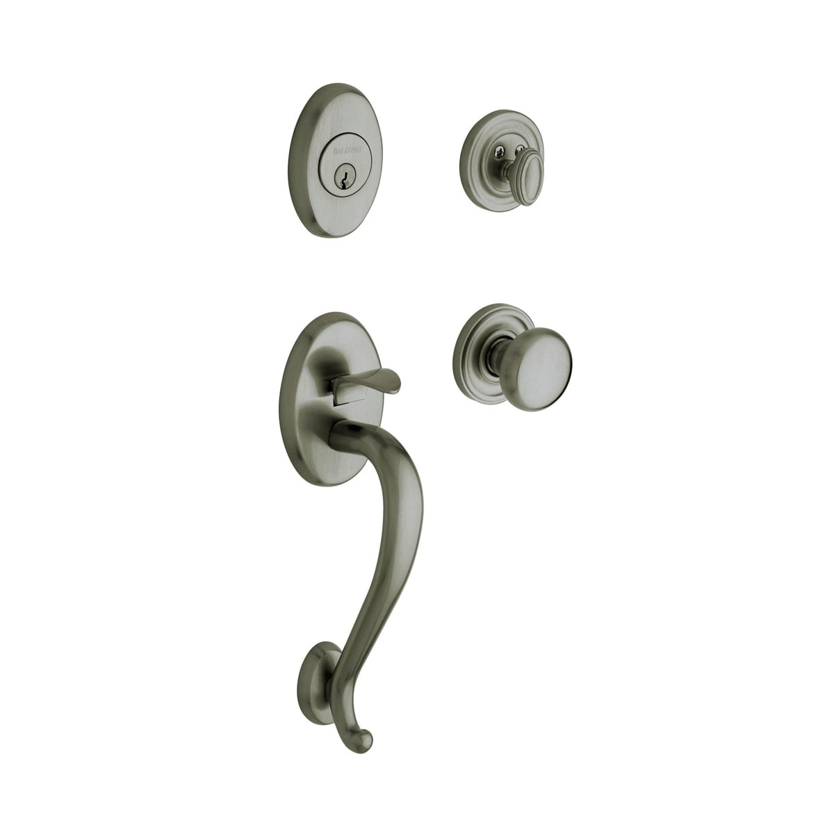 Baldwin 85315151FD Logan Dummy Handleset with Classic