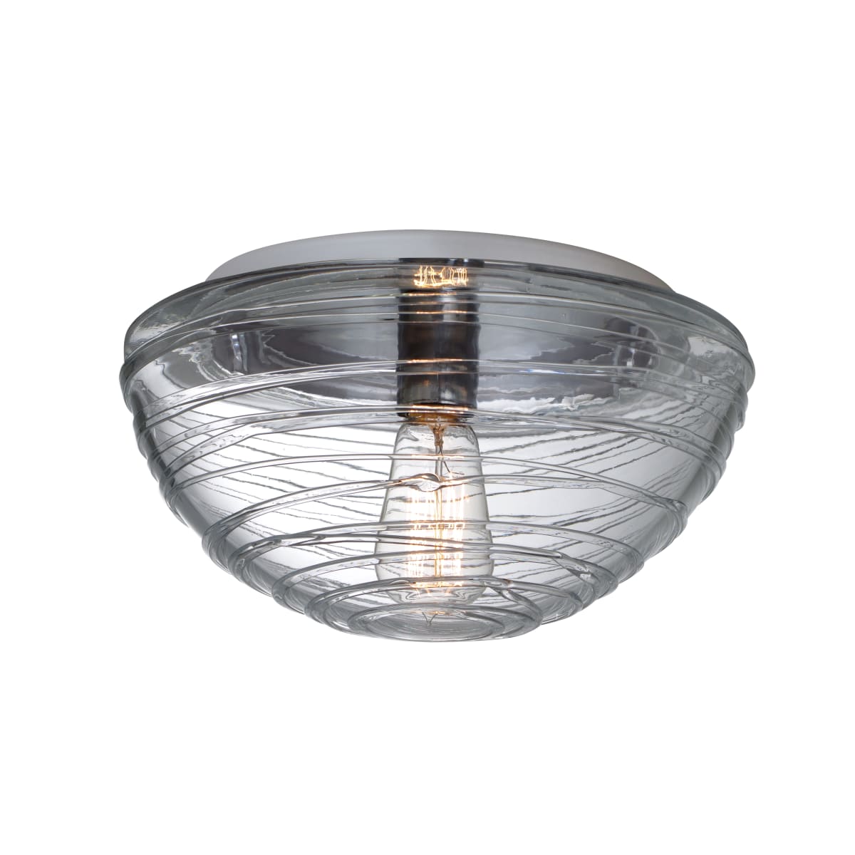 Besa Lighting 906261c Edi Wave 1 Light Flush Build Com