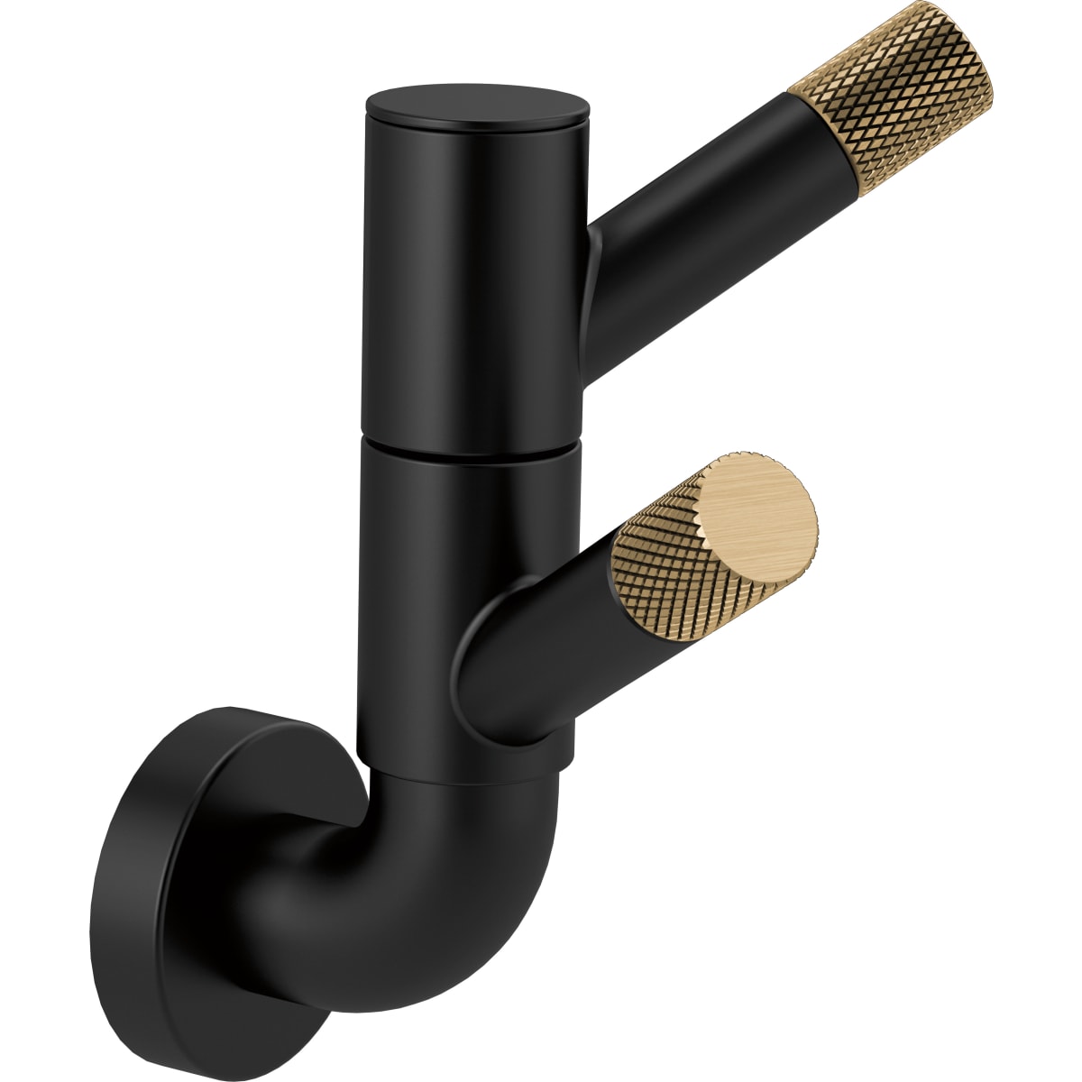 Brizo 693537-BLGL Litze Double Hook Robe Hook | Build.com
