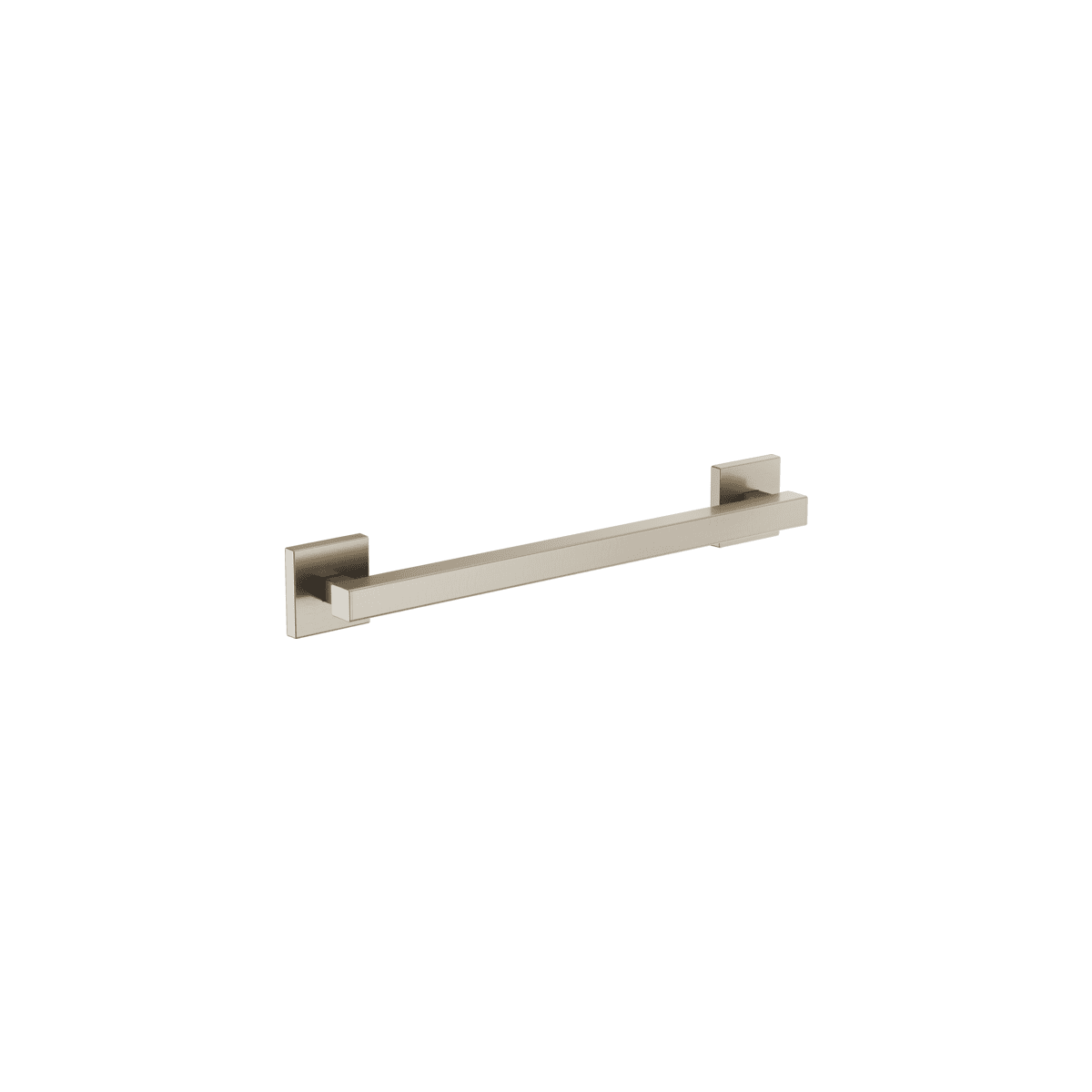 Brizo 69480BN Modern 18" Grab Bar with Square Escutcheons
