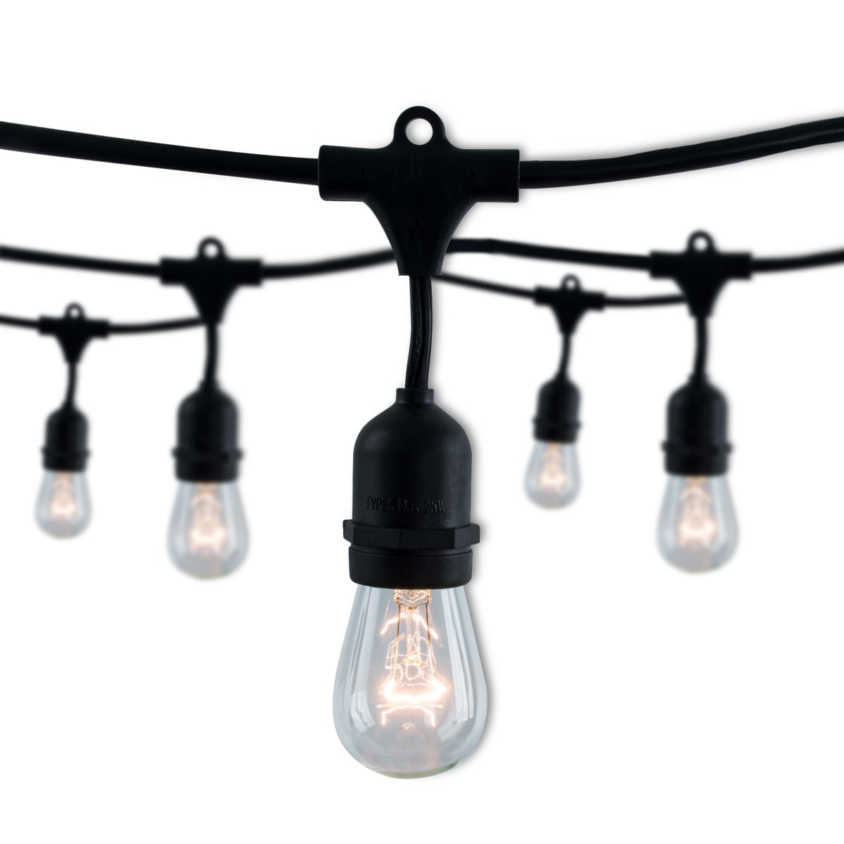 Bulbrite 812482 48 Long 15 Light White String Light Build