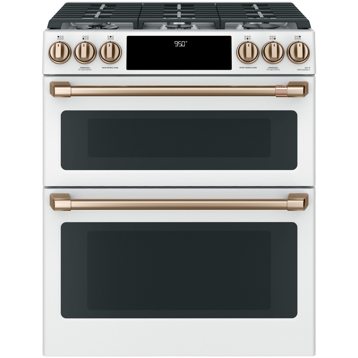 Samsung NY63T8751SS 30 Inch Slide-in Dual Fuel Smart Range with 5