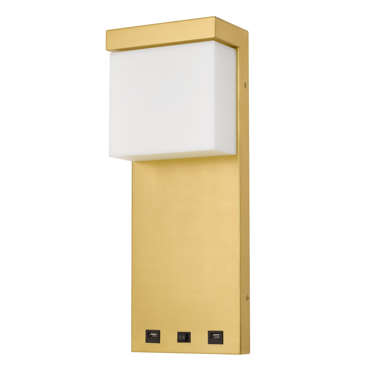 Visual Comfort Modern Spectica 3000K LED 5 Wall Sconce in Satin Gold and  Acrylic
