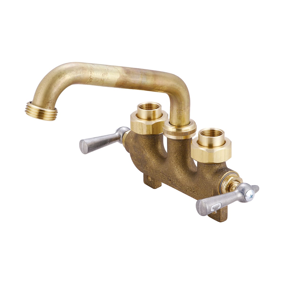 Central Brass 0469 Two Handle Laundry Faucet with Extended