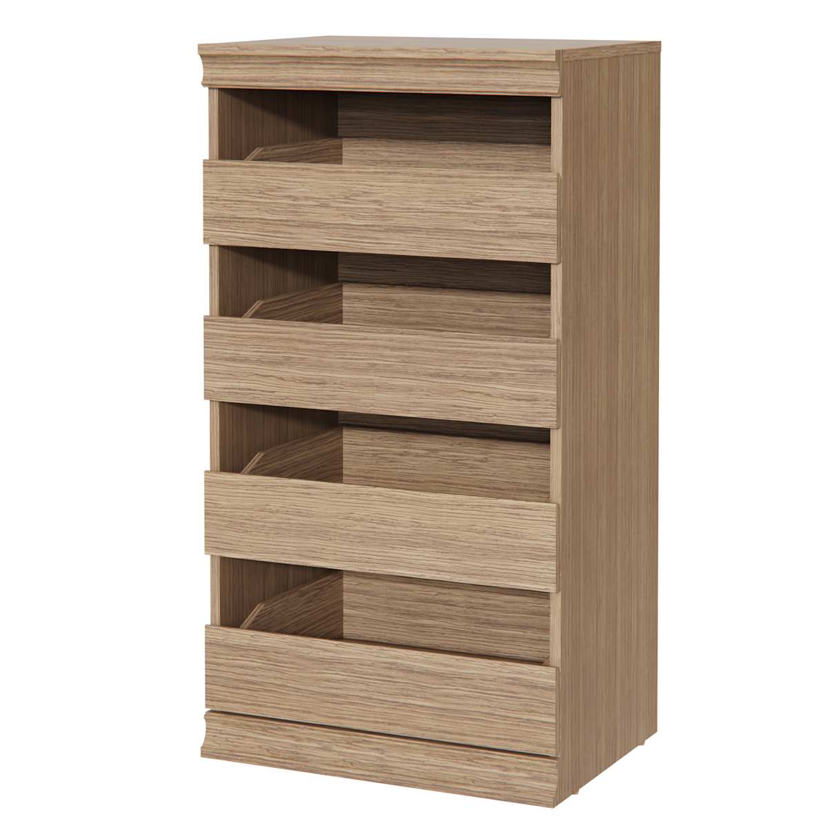 Mulberry Open 2 Sectional Modern Corner Wardrobe Closet with 2 Drawers -  HouseTie