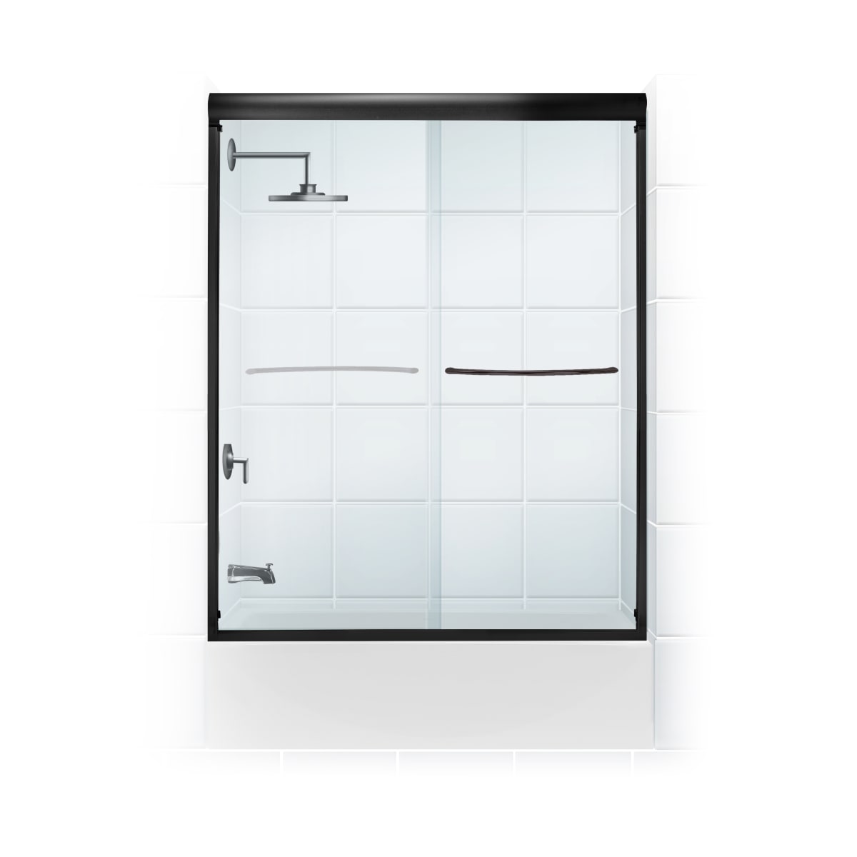 Coastal Shower Doors 2760.58OC Paragon 1/4 Series 60" x