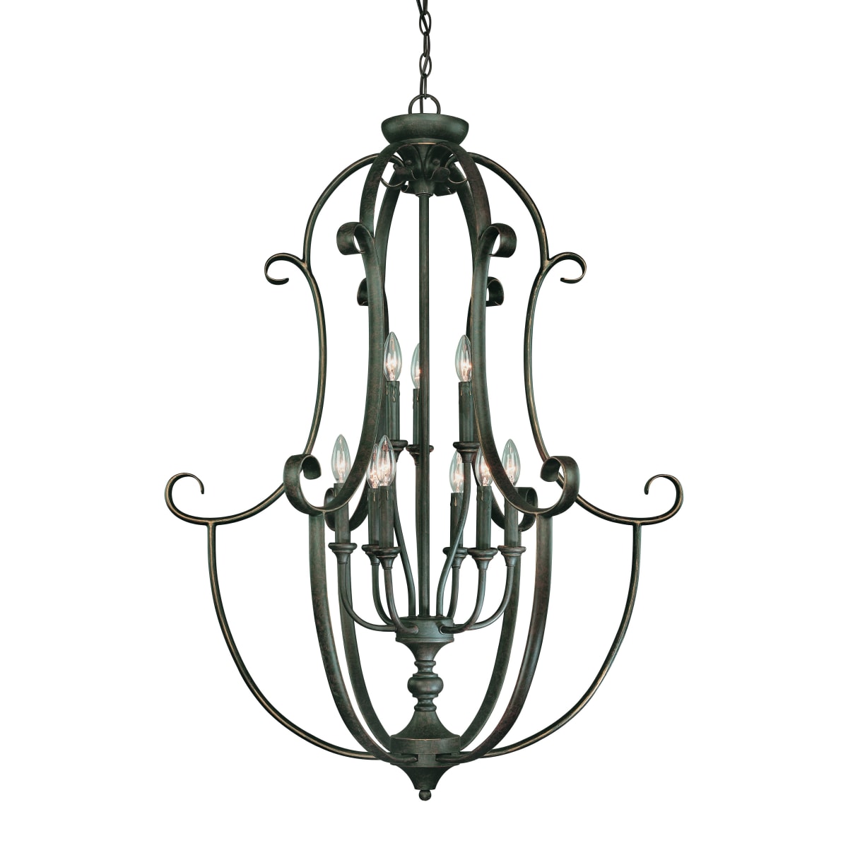 Craftmade 24239-MB Barrett Place 9 Light Lantern Indoor Craftmade 24239-MB Barrett Place 9 Light Lantern Indoor