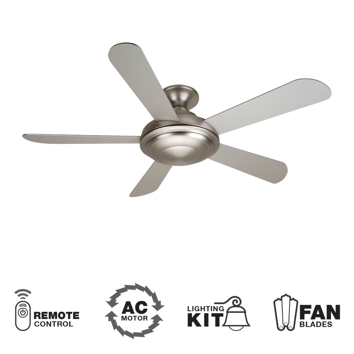 Craftmade TR52BN5 52" 5 Blade Indoor Ceiling Fan
