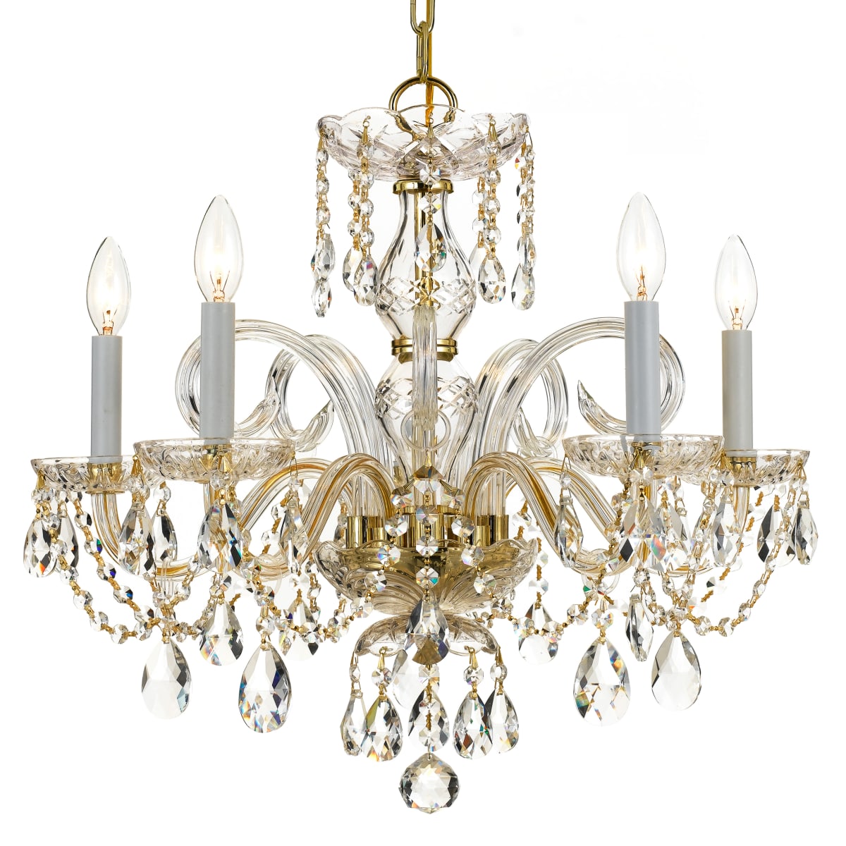 Crystorama Lighting Group 1005-PB-CL-MWP Traditi Build