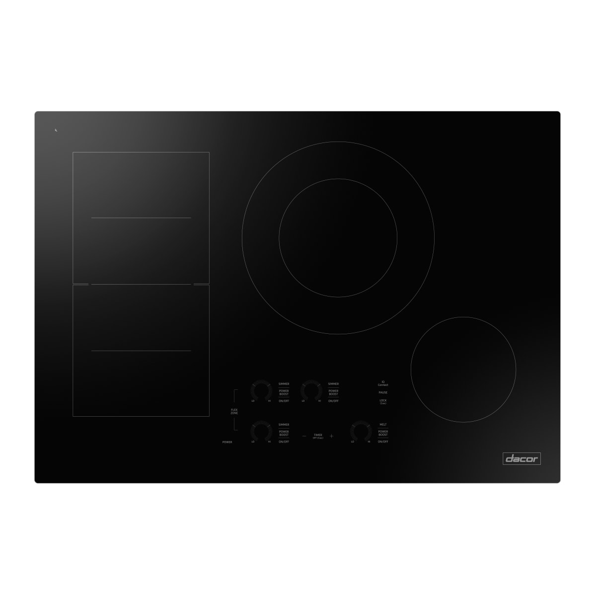 Dacor DTI30P876BB 30 Inch Wide 4 Burner Induction Cooktop
