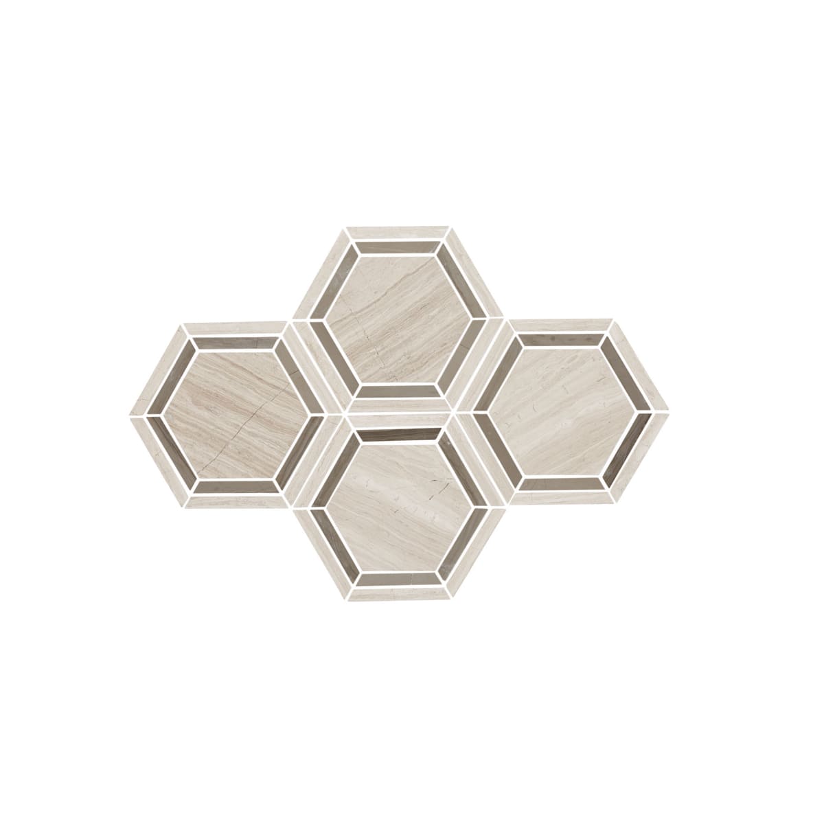 Daltile L1916HEXMS1U Limestone Collection 6" x