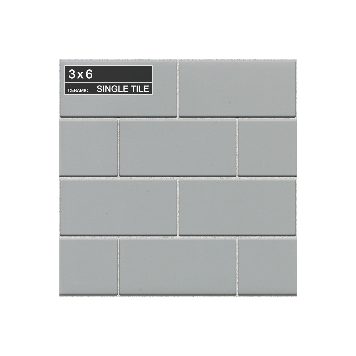 thumbnail image 2 of Dal-Tile Rittenhouse Square Tile - 3x6 Inch Arctic White Ceramic Wall Tile For Bathroom & Kitchen 2 of 9