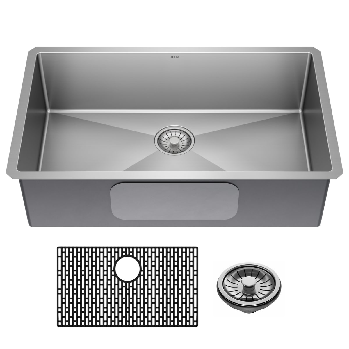 32” Undermount Stainless Steel Double Bowl Kitchen Sink with