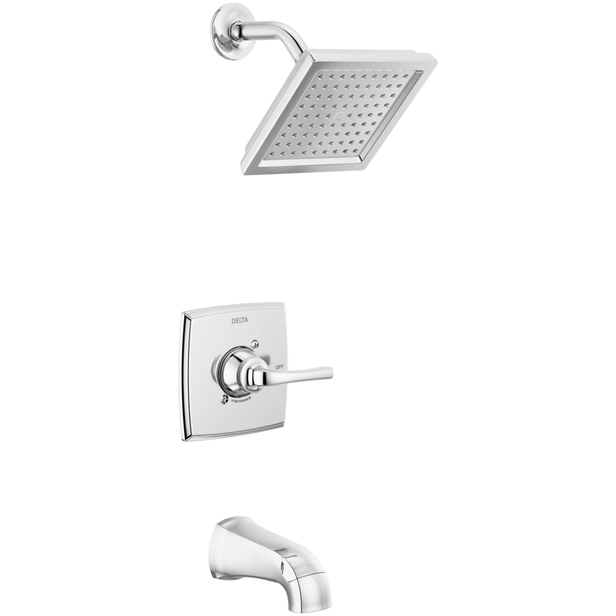 Delta 144864 Geist Tub and Shower Trim Package with 1.75