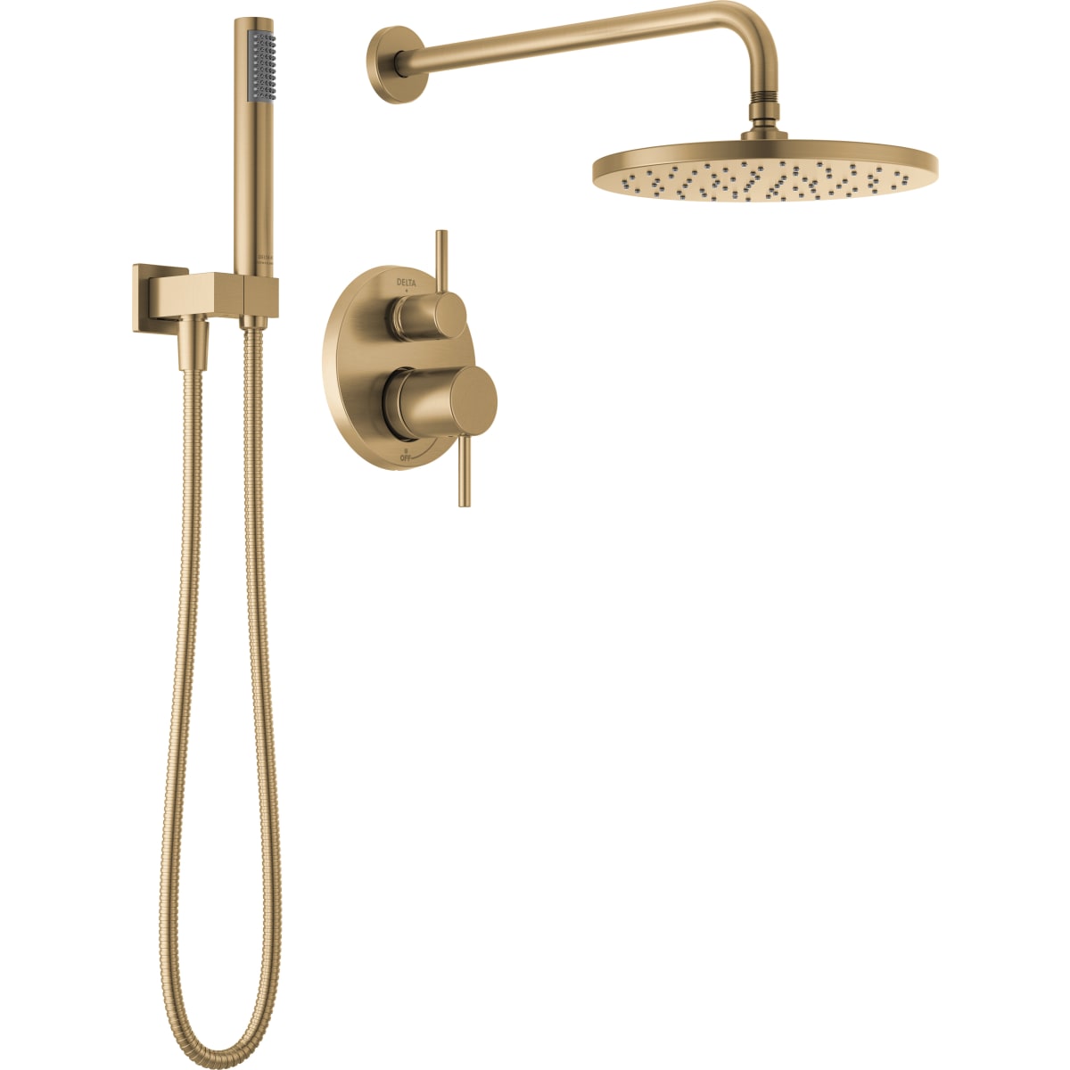 注目ブランドのギフト Delta 342702-CZ Modern Round Non Shared Function Shower バーベキュー・調理用品