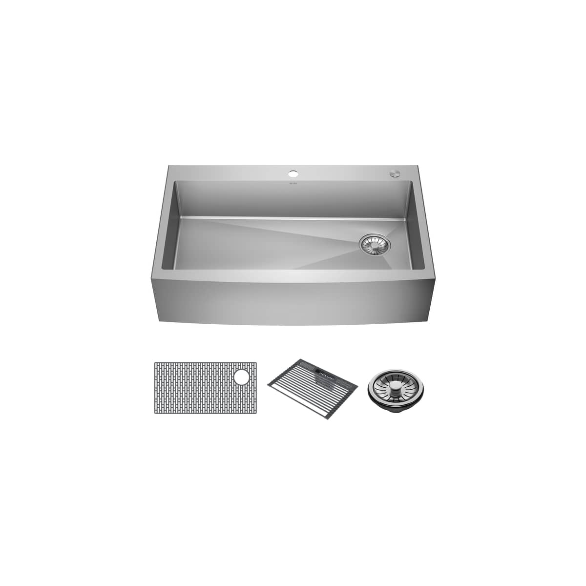 Delta 95J132-T36S-SS Lenta 36” Retrofit Farmhouse Apron Front 16