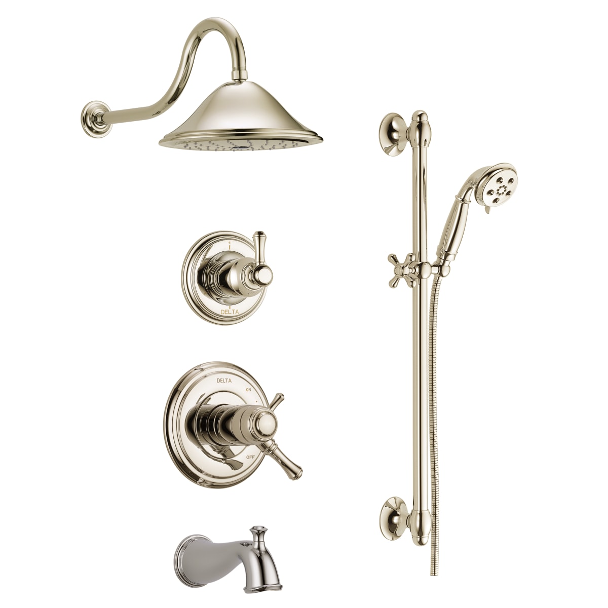 鯖です Delta DSS-Cassidy-17T04PN TempAssure 17T Series Thermostatic Tub