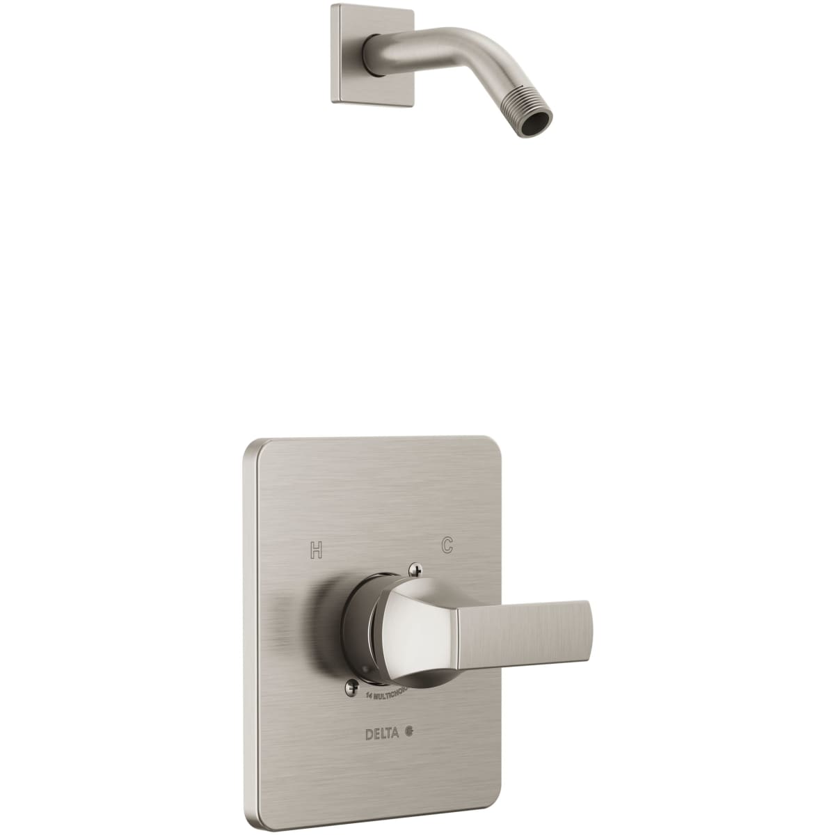 Delta T14237-SSLHD Velum Shower Only Trim Package with Delta T14237-SSLHD Velum Shower Only Trim Package with