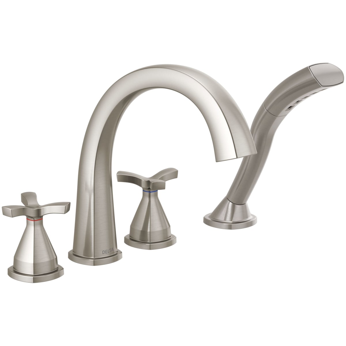 Delta T47776-SS Stryke Deck Mounted Roman Tub Filler with