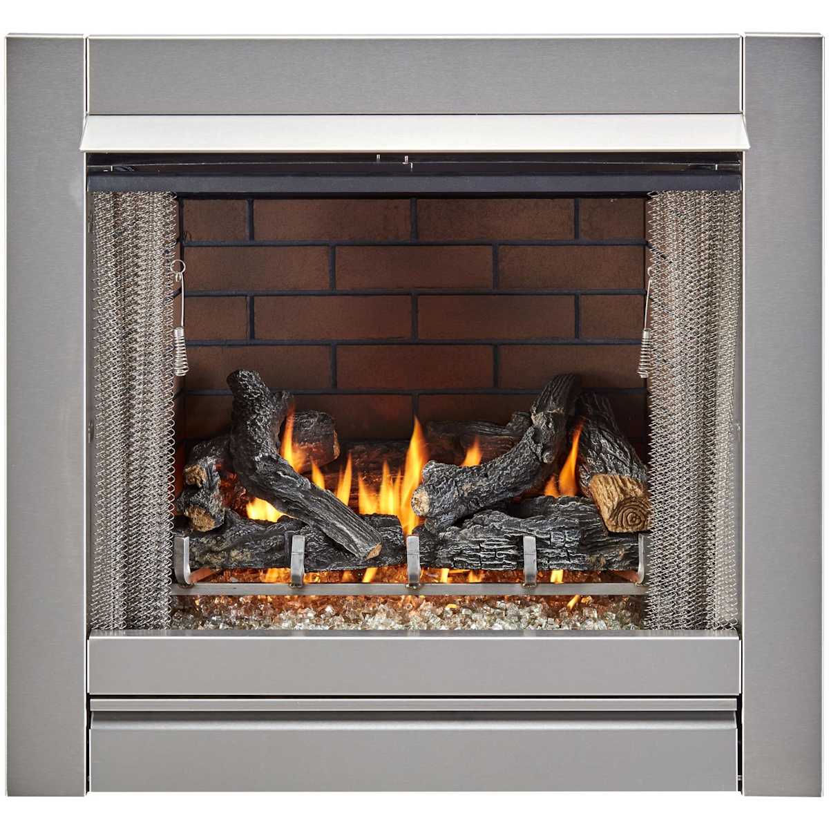 Duluth Forge DF450SS-L-S 31 Inch Wide 24,000 BTU Vent Free Natural