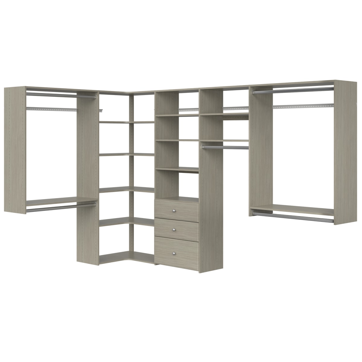 Amazon.com: Easy Track 4'-8' W DeluxePlus Shelving Closet