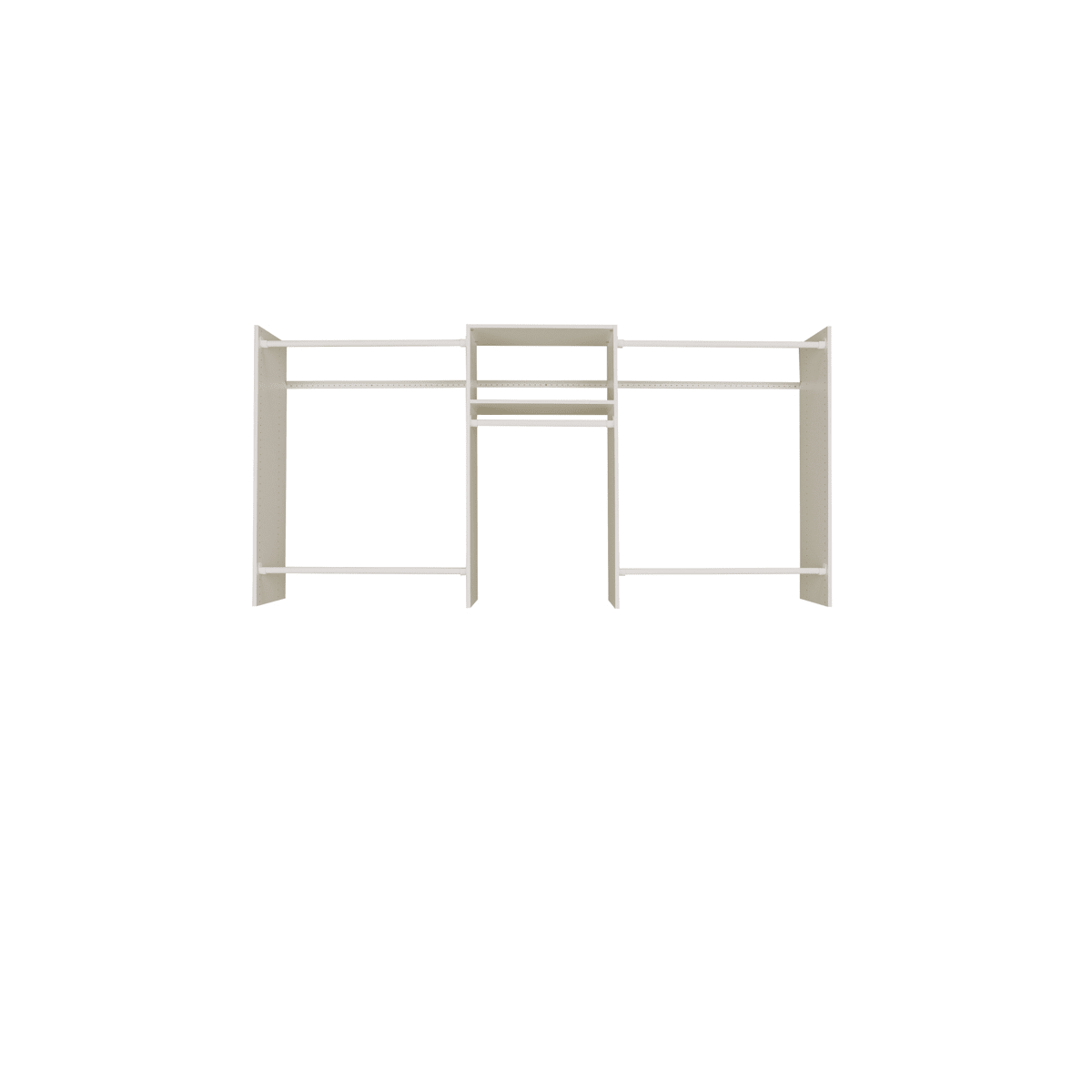 Easy Track Rb1448 4 To 8 Foot Wide Closet System Build Com
