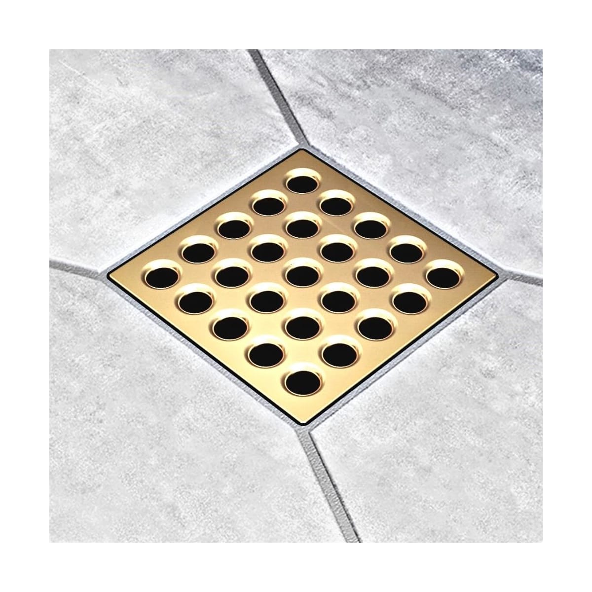 Satin Gold - PRO Drain Cover, Ebbe America