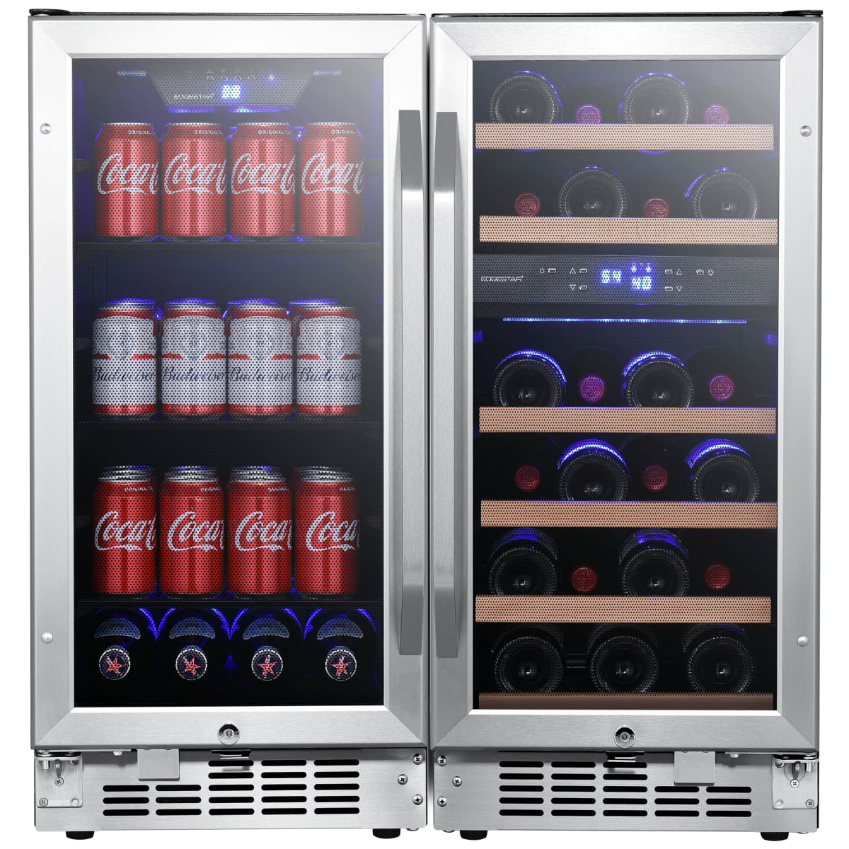 EdgeStar CWBV80261 30 Inch Wide 26 Bottle 80 Can Side-by