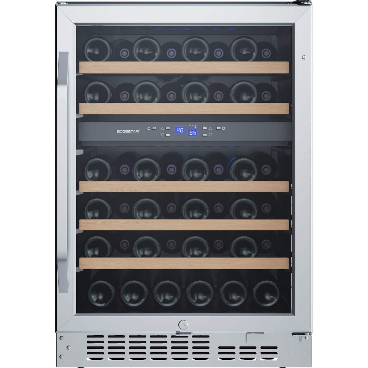 EdgeStar CWR462DZ 24 Inch Wide 46 Bottle Built-In Dual Zone Wine EdgeStar CWR462DZ 24 Inch Wide 46 Bottle Built-In Dual Zone Wine