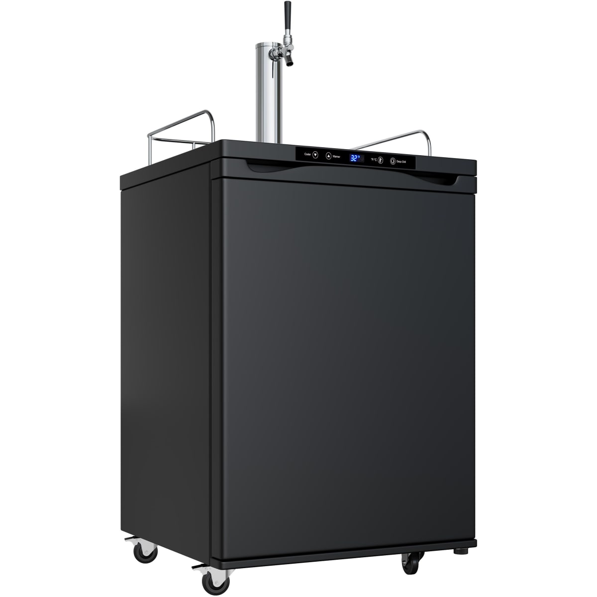 EdgeStar KC3000B 24 Inch Wide Kegerator with Digital Build