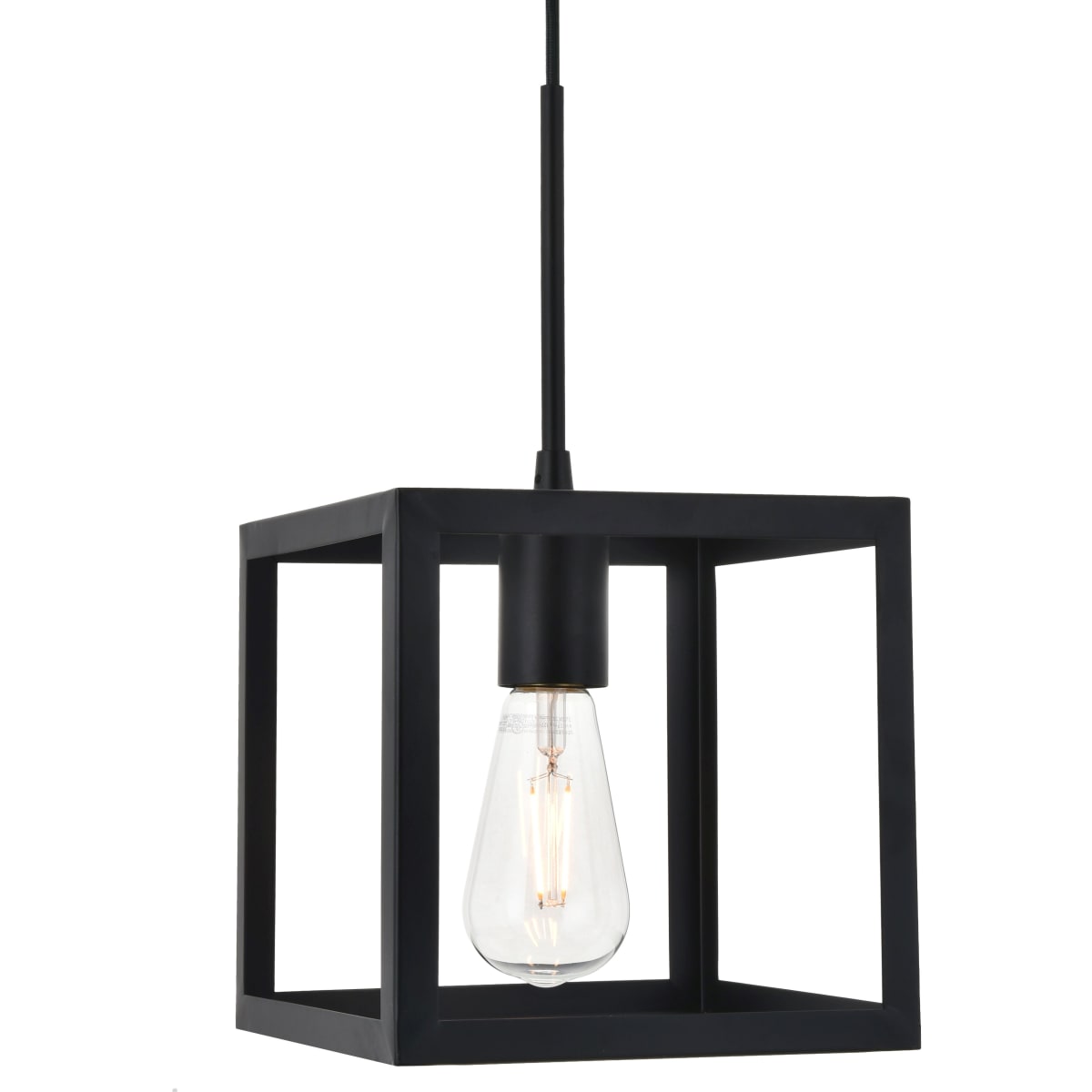 Elegant Lighting LD4063D8BK Resolute Single Light 8" Wide