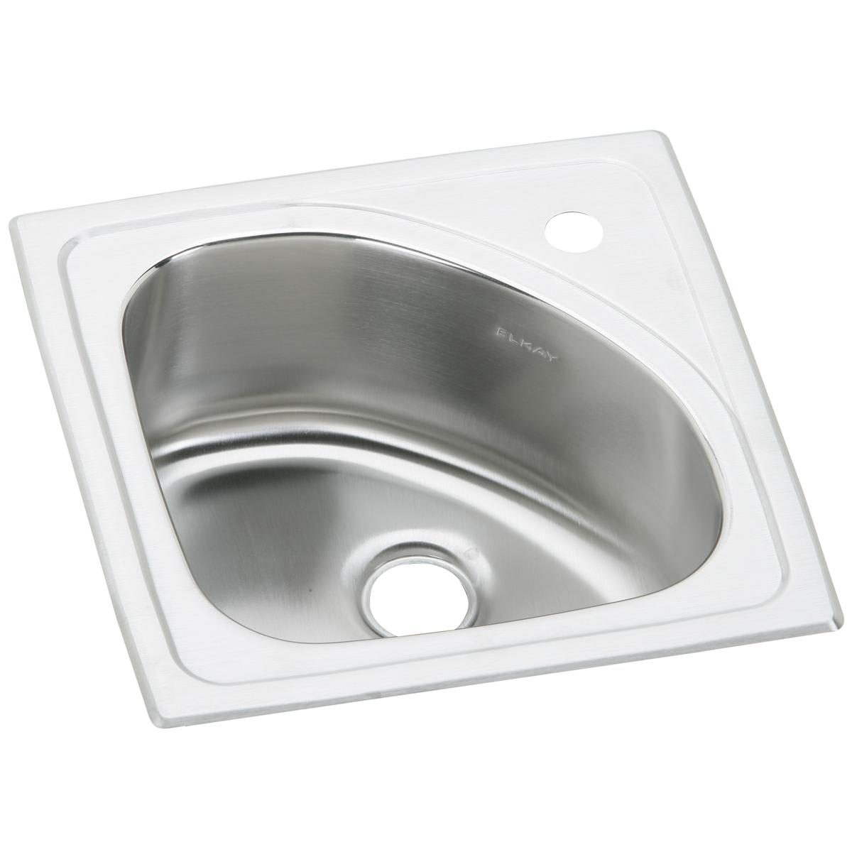 Lonsince Bar Sink 17 X 19 inch,Gold Bar Sink Drop-in,Small Bar Sink,RV Sink,Small Stainless Steel Sink - 3
