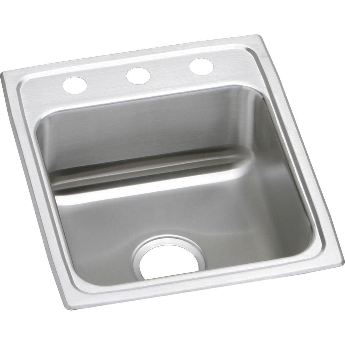 Elkay LRAD1720651 Lustertone 17" Drop In Single Basin
