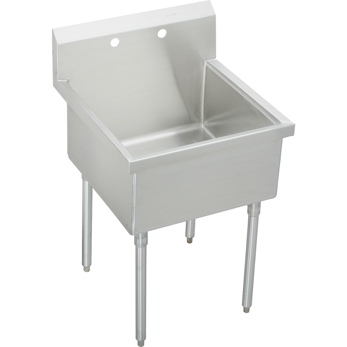 Economy Stainless 1 Well 24x24 Sink w 24 DB L