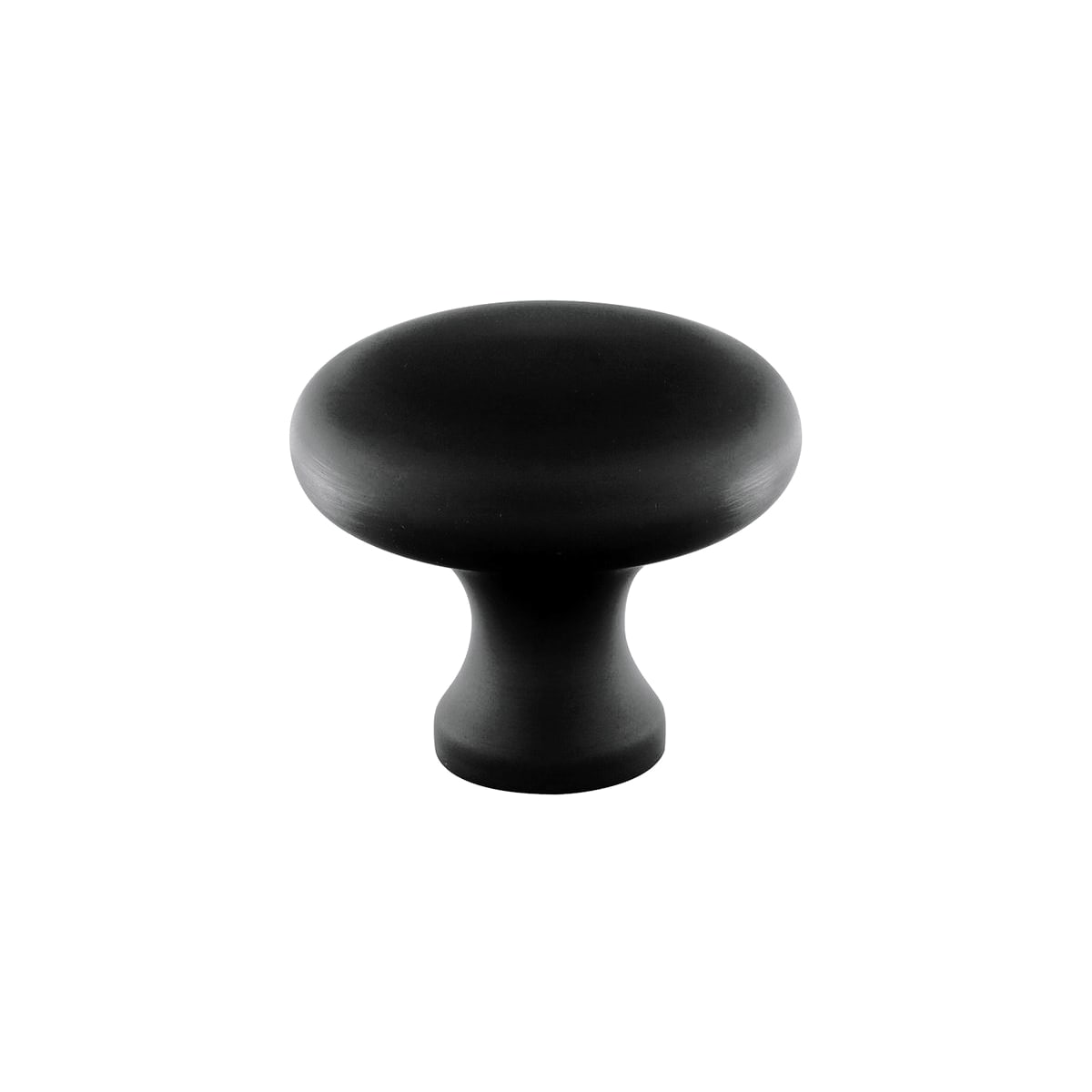 Solid black ebony knob