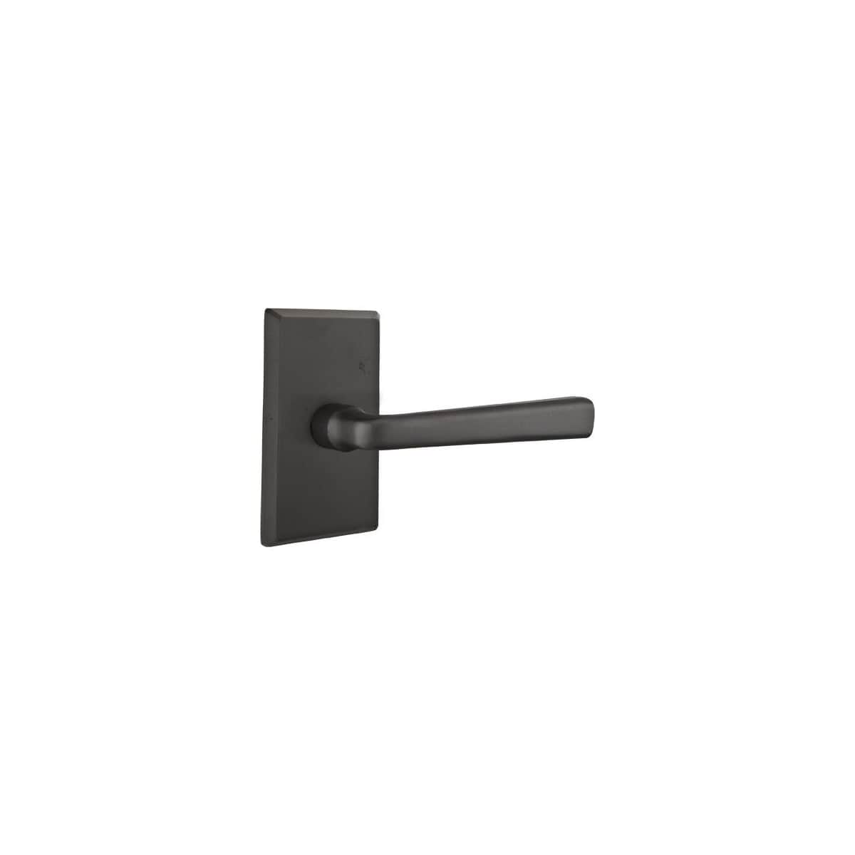 Emtek C720CRFB Cimarron Sandcast Bronze Privacy Door Leverset with