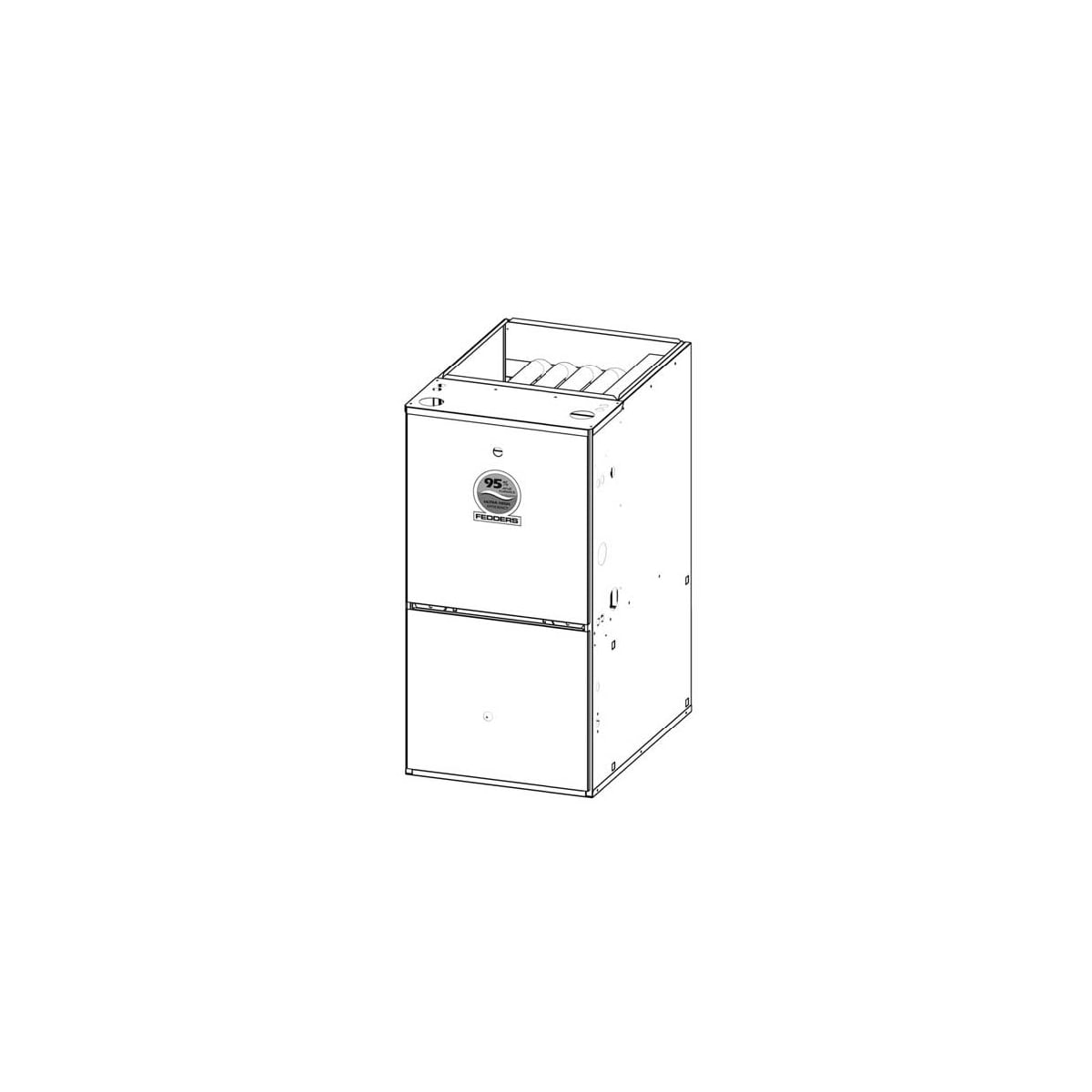 Fedders FV95A0543A 95 Efficient 54,000 BTU All Position