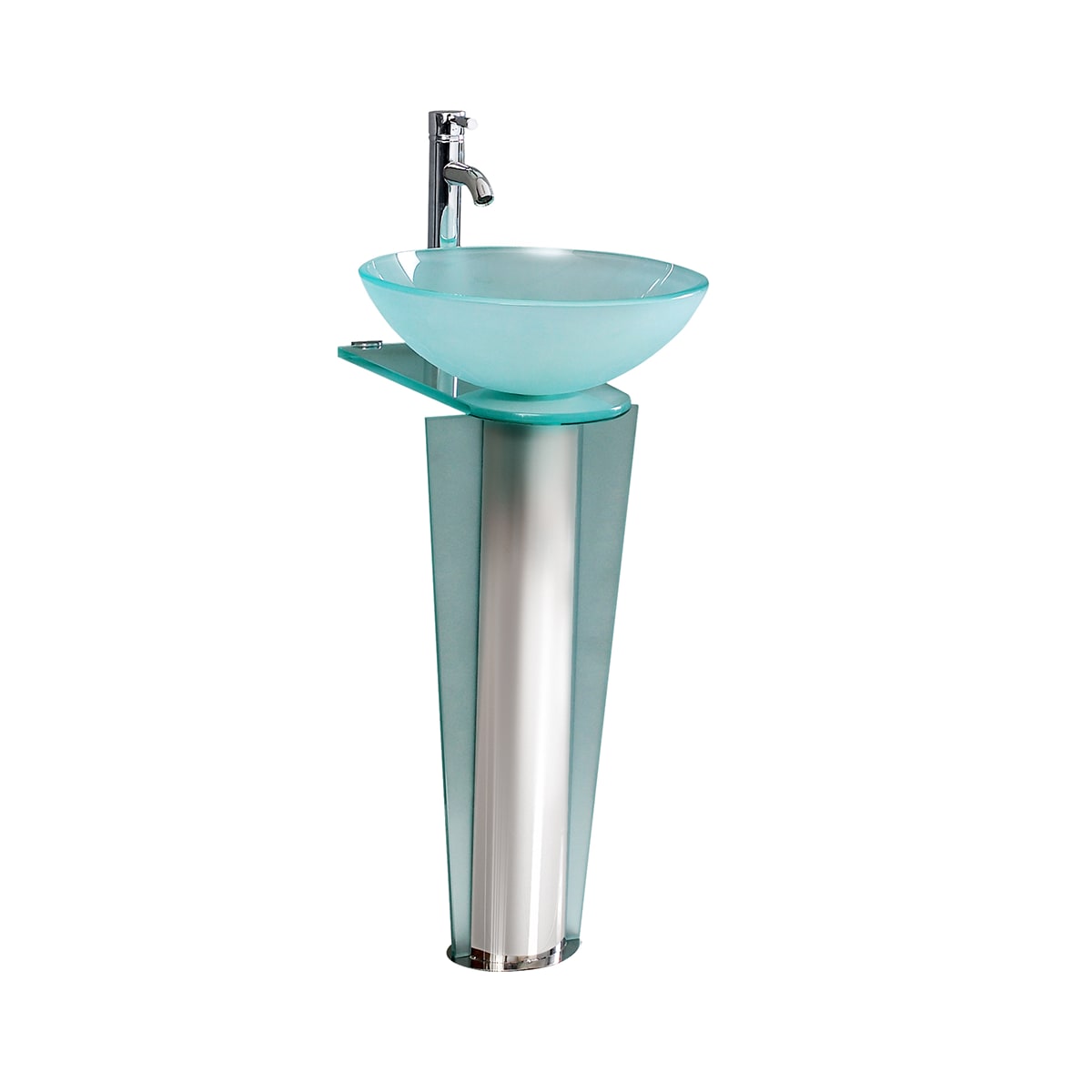 Fresca CMB1053V Vitale 161/2" Glass Pedestal Bathroom