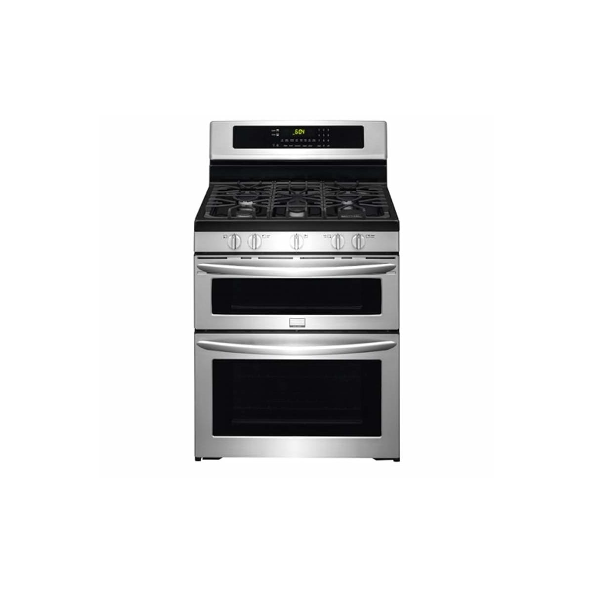 Frigidaire Gallery 30 in. 6.1 cu. ft. Air Fry Convection Oven Freestanding  Gas Range with 5 Sealed Burners & Griddle - Stainless Steel